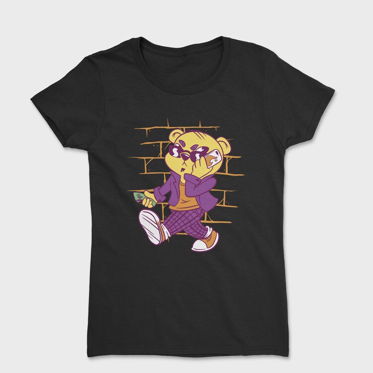 Bad Cool Bear, Women's T-Shirt