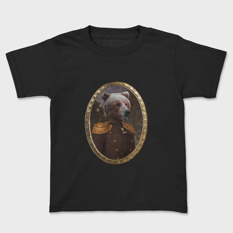 Bear Commander, Kids' T-Shirt