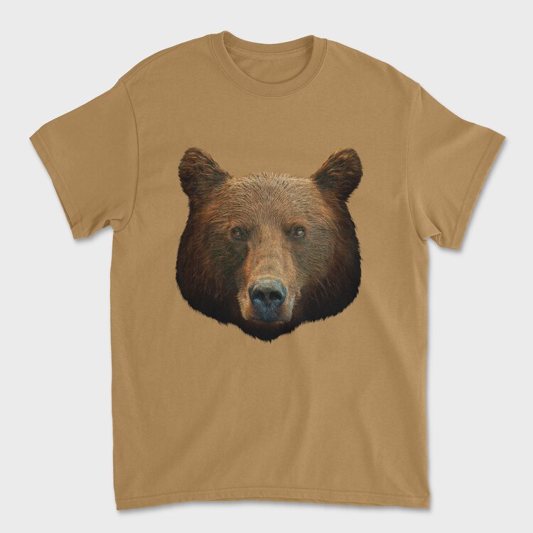 Bear Face, Unisex Men's T-Shirt