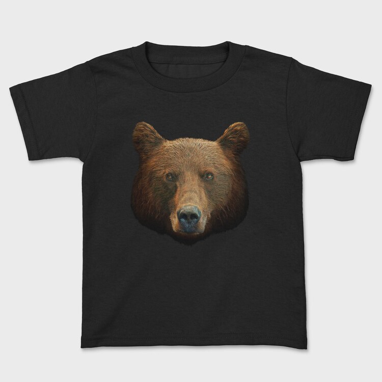 Bear Face, Kids' T-Shirt