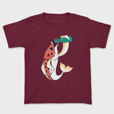 Beer Fish, Kids' T-Shirt