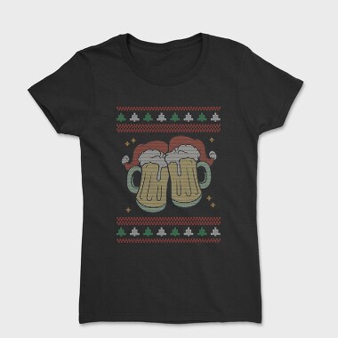 Beer Ugly Sweater, Women's T-Shirt