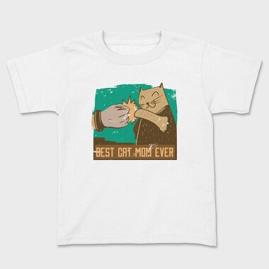 Best Cat Mom, Kids' T-Shirt