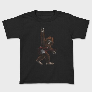 Bigfoot Electric Guitar, Kids' T-Shirt