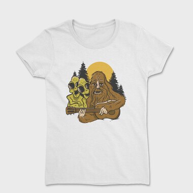 Bigfoot Guitar, Women's T-Shirt