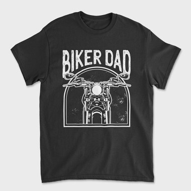 Biker Dad, Unisex Men's T-Shirt