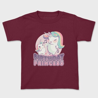 Birthday Princess Unicorns, Kids' T-Shirt
