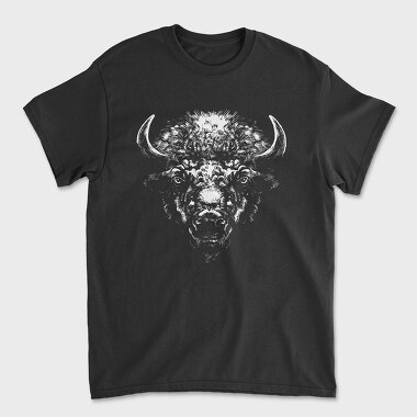Унисекс Мъжка Тениска, Buffalo Head