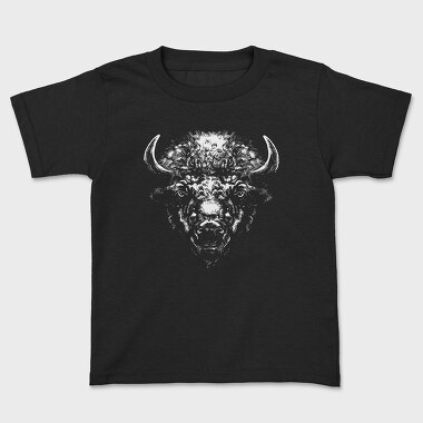 Buffalo Head, Kids' T-Shirt