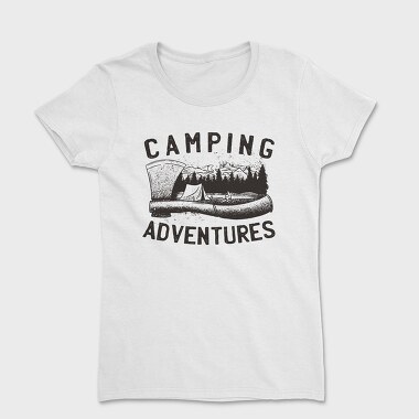 Camping Axe Adventure, Women's T-Shirt