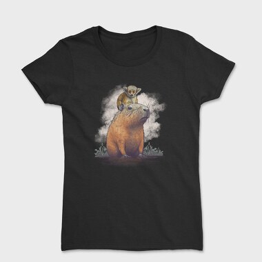 Capybara Monkey, Women's T-Shirt