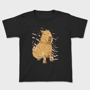 Capybara Realistic, Kids' T-Shirt