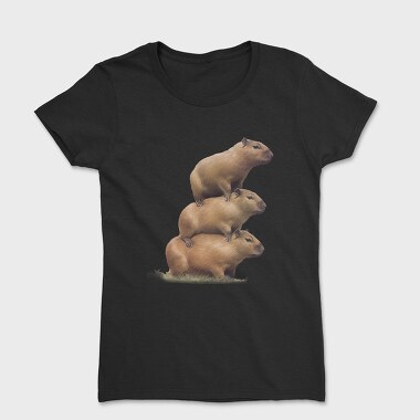 Capybara Tower, Women's T-Shirt