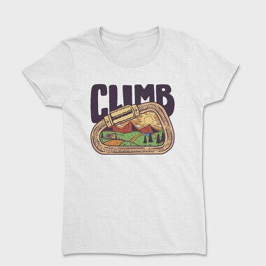Carabiner Climb Landscape, Women's T-Shirt