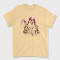Cartoon Cat Pawsome, Women's T-Shirt