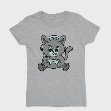 Cat Gamer, Women's T-Shirt