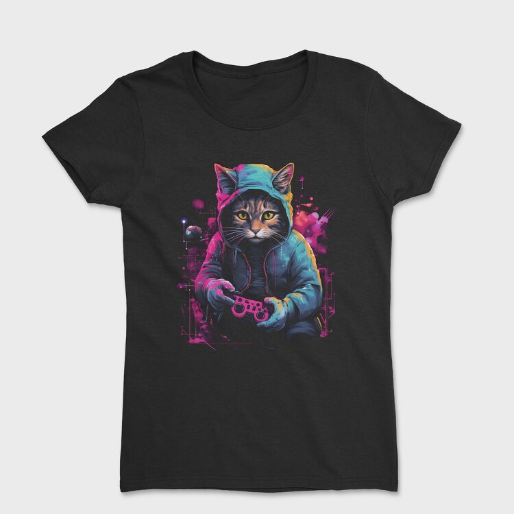 Cat Gaming, Women's T-Shirt