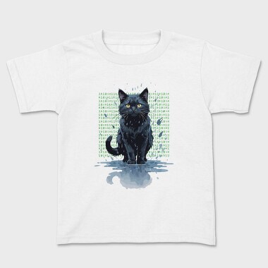 Cat in the Rain, Kids' T-Shirt