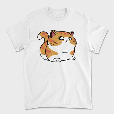 Унисекс Мъжка Тениска, Cat Kawaii