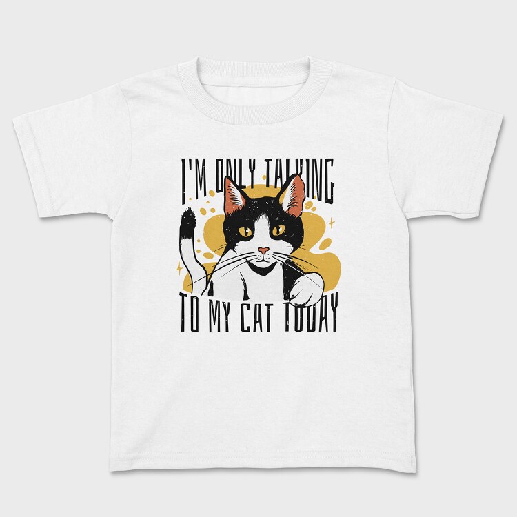 Cat Talk, Kids' T-Shirt