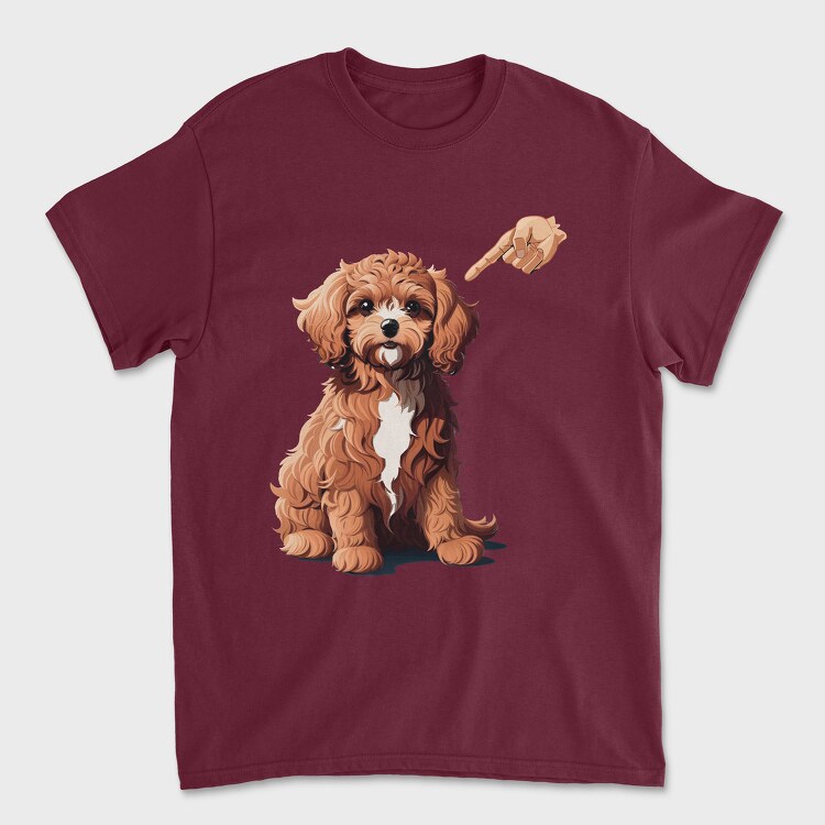 Cavapoo Finger, Унисекс Мъжка Тениска