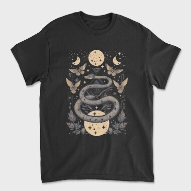 Celestial Snake, Unisex Men's T-Shirt
