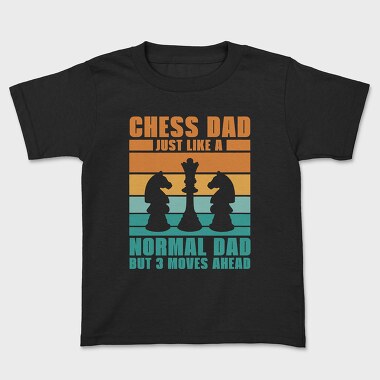 Chess Dad, Kids' T-Shirt