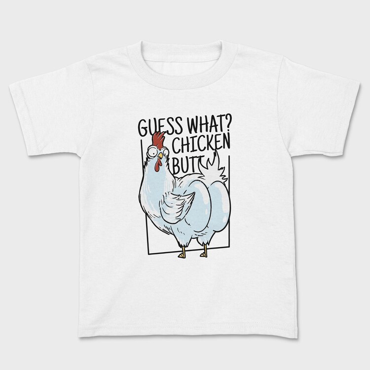 Chicken Butt, Kids' T-Shirt