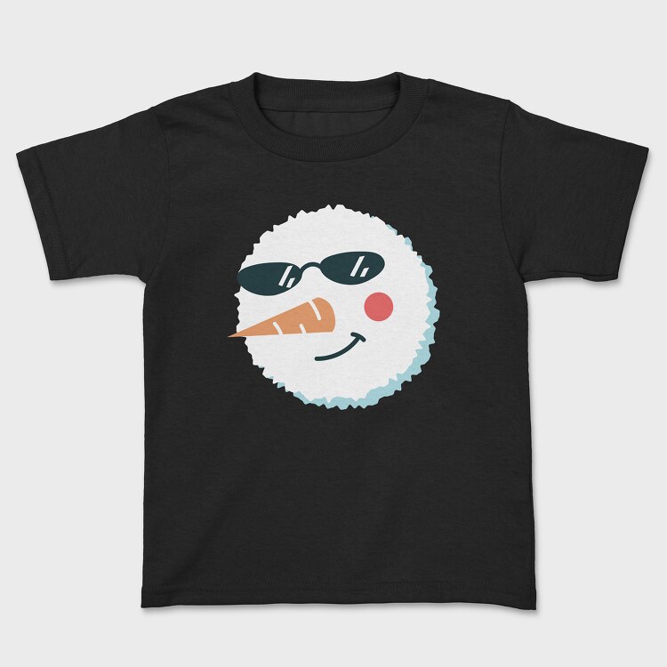 Christmas Snowman Faces 3, Детска Тениска