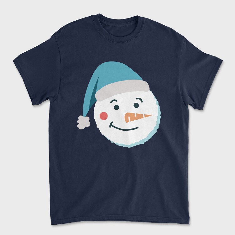 Christmas Snowman Faces 4, Unisex Men's T-Shirt