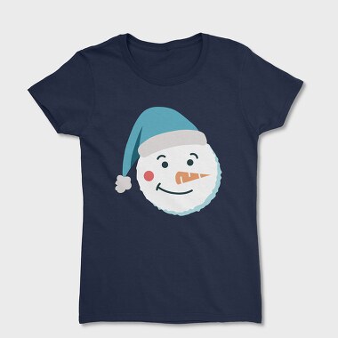Christmas Snowman Faces 4, Women's T-Shirt