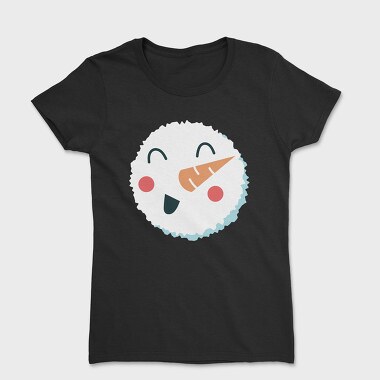 Christmas Snowman Faces 7, Women's T-Shirt