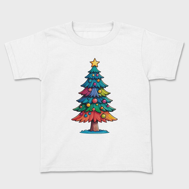 Christmas Tree Color, Детска Тениска