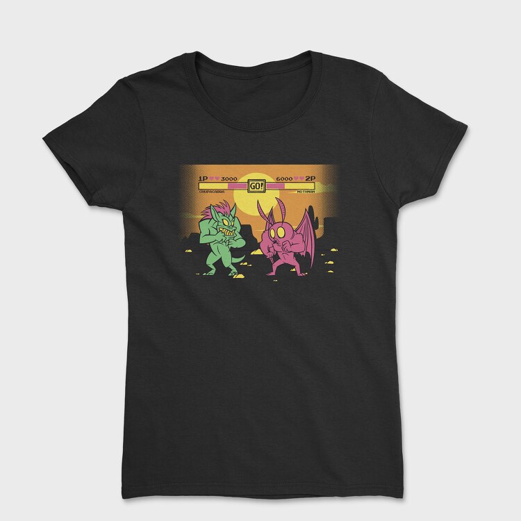 Chupacabra vs Mothman, Women's T-Shirt