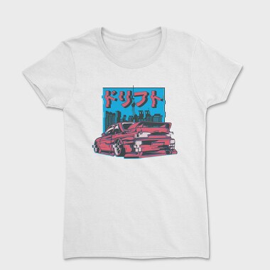 Women's T-Shirt, City Glitch Car