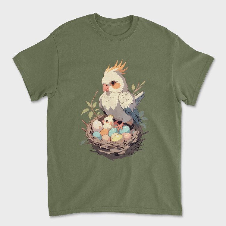 Cockatiel, Unisex Men's T-Shirt