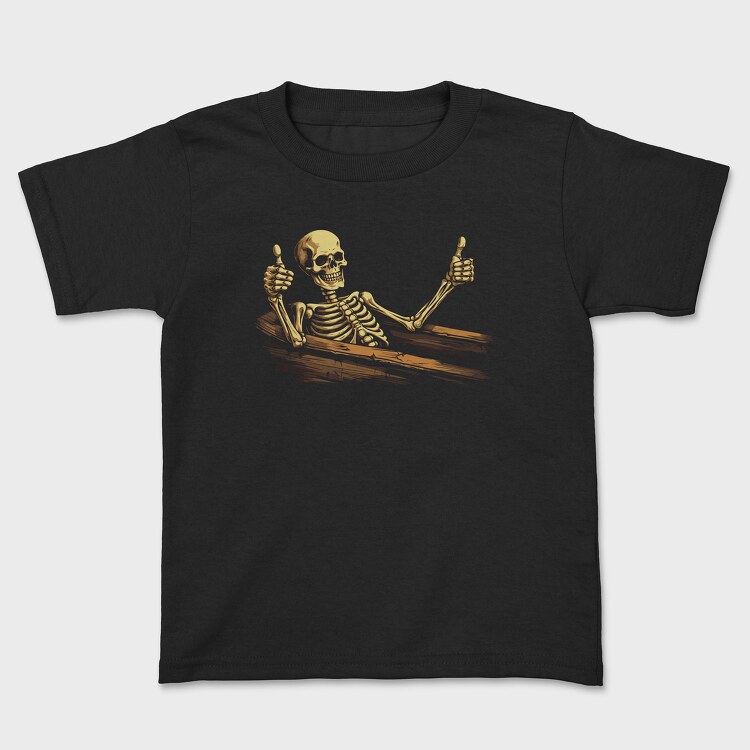 Coffin Skeleton Like, Kids' T-Shirt