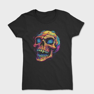 Colorful Skull, Women's T-Shirt