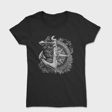 Compass Anchor, Women's T-Shirt
