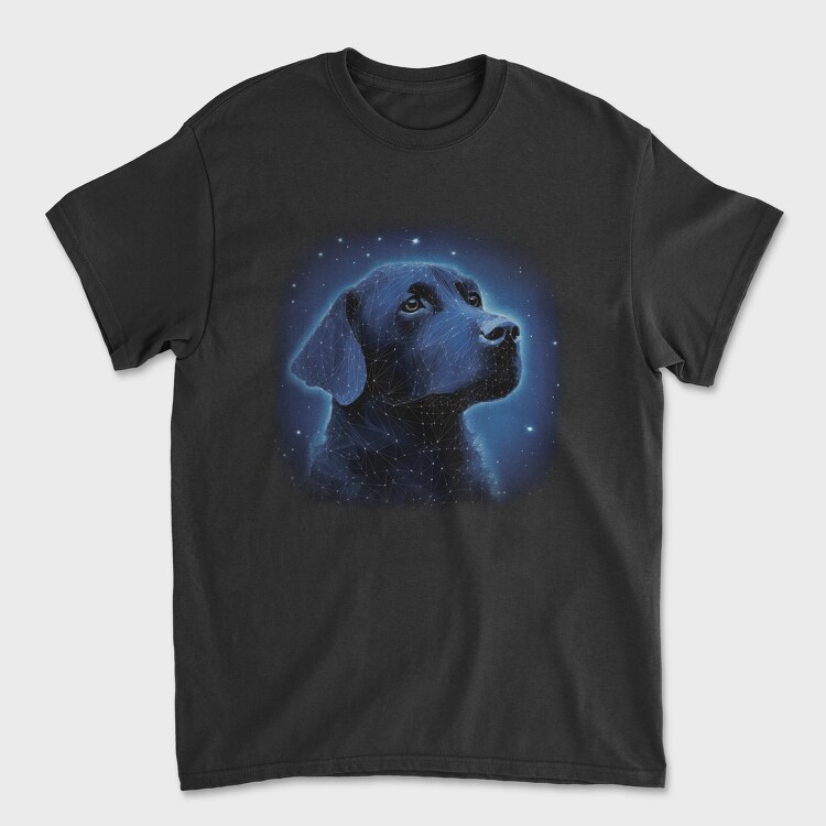 Constelation Labrador Dog, Unisex Men's T-Shirt