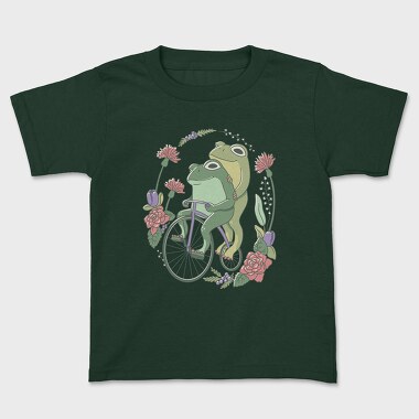 Cottagecore Frogs, Kids' T-Shirt