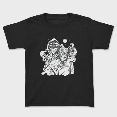Couple Skeleton Costume, Kids' T-Shirt