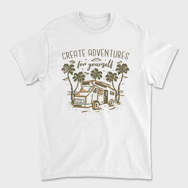 Create Adventures for Yourself, Unisex Men's T-Shirt