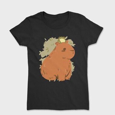Cute Capybara Frog, Women's T-Shirt