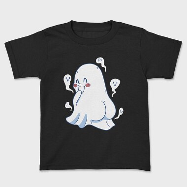 Kids' T-Shirt, Cute Ghost