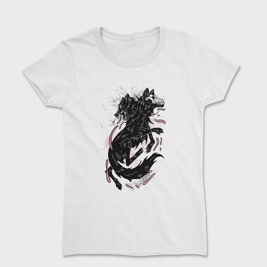 Dark Wolf Skull, Women's T-Shirt