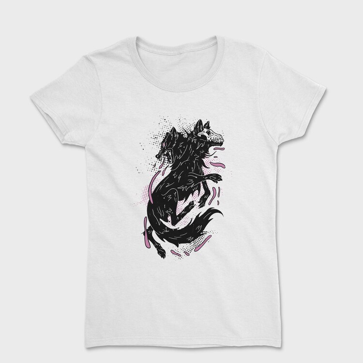 Dark Wolf Skull, Women's T-Shirt