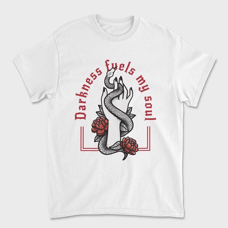 Darkness Fuels My Soul, Unisex Men's T-Shirt