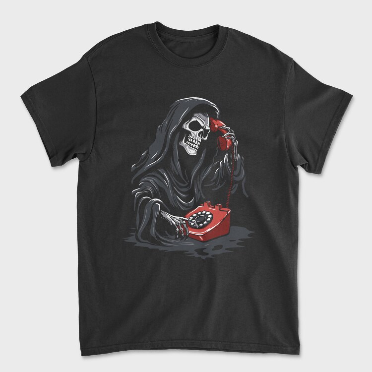 Death at Phone, Unisex Men's T-Shirt