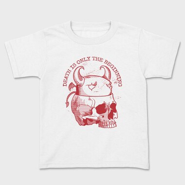 Death Is Only the Beginning Red, Kids' T-Shirt